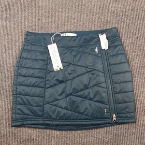 Smartwool Smartloft Zip Skirt Womens Medium Twilight Blue Insulated Hiking Ski